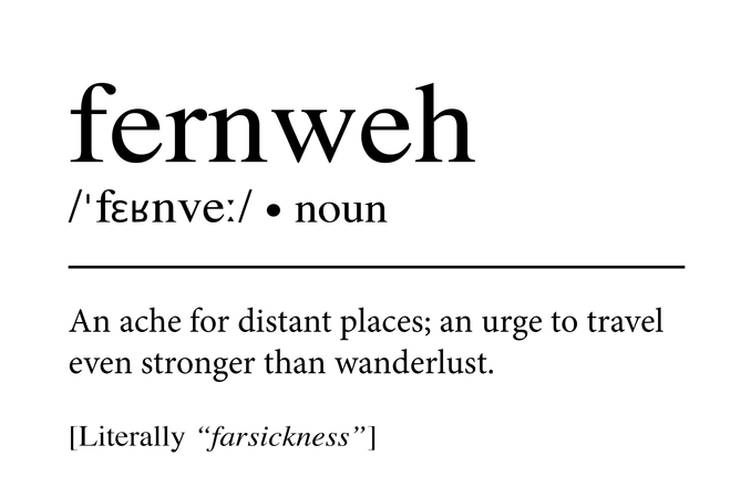 Fernweh.. It took me eight months to write this… | by Fernanda H. Meier |  Medium
